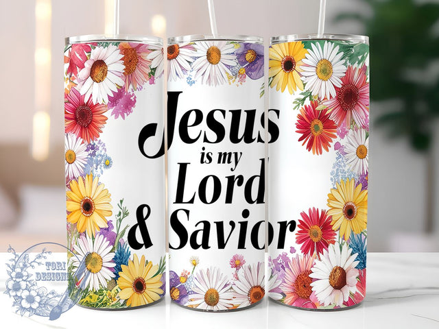 Jesus Tumbler Wrap, Christian Floral Design, 20oz Sublimation Wrap, Religious Tumbler Art, Digital Download Tumbler, Faith-Based Drinkware, Inspirational Tumbler Design, Bible Verse Tumbler Sublimation ToriDesigns 