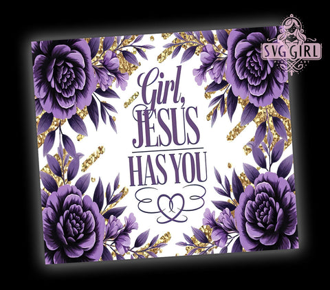 Jesus Tumbler Wrap, Faith-Based Tumbler Design, 20oz Sublimation Wrap, Digital Download Tumbler, Christian Gift, Inspirational Drinkware, Unique Tumbler Art, Religious Tumbler Design Sublimation SvggirlplusArt 