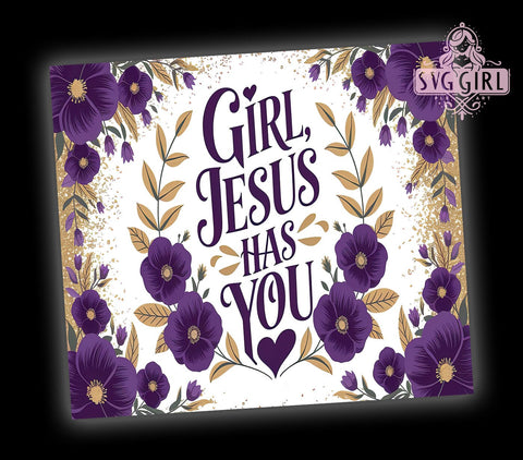 Jesus Tumbler Wrap, Faith-Based Tumbler Design, 20oz Sublimation Wrap, Digital Download Tumbler, Christian Gift, Inspirational Drinkware, Unique Tumbler Art, Religious Tumbler Design Sublimation SvggirlplusArt 