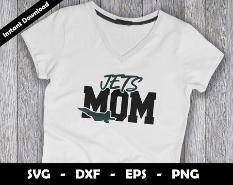 Jets Mom SVG Cut File, Jets logo SVG Design, Jets Mom Football, T-Shirt Sublimation Design Png SVG Arthur Arellano 
