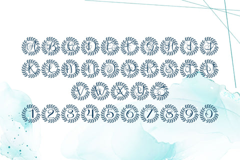 Jewelbourne Monogram Font Font Dm Letter Studio 