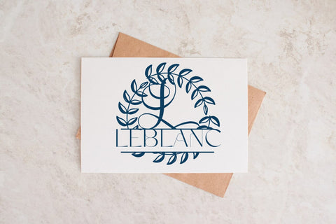 Jewelbourne Split Monogram Font Font Dm Letter Studio 