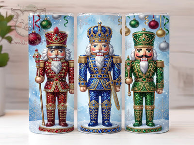 Jeweled Nutcrackers 20oz Tumbler, Jeweled Nutcrackers, Nutcracker Tumbler, Jeweled Nutcracker, Christmas Nutcracker, Nutcracker PNG, Jeweled Christmas, 20oz Tumbler Wrap Sublimation Lara' s Designs 