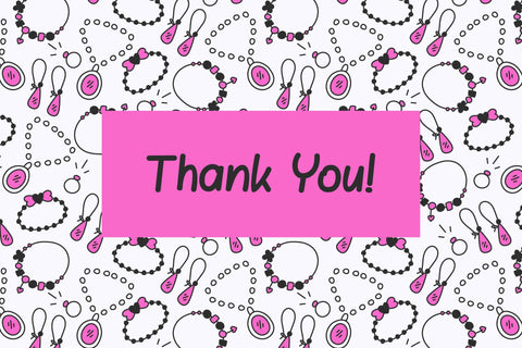 Jewelry Doodle Seamless Pattern JPG PNG EPS Digital Pattern Rin Green 