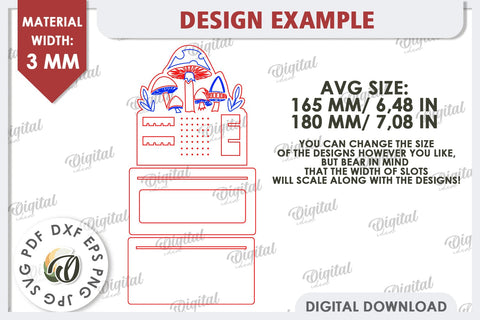 Jewelry Organizer Laser Cut. 3D Jewelry Stand SVG SVG Evgenyia Guschina 