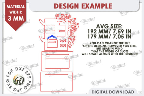 Jewelry Organizer Laser Cut. 3D Jewelry Stand SVG SVG Evgenyia Guschina 