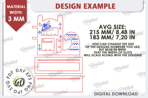 Jewelry Organizers Laser Cut Bundle. 3D Jewelry Stands SVG SVG Evgenyia Guschina 