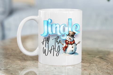 Jingle All the Way PNG Design Sublimation Regulrcrative 
