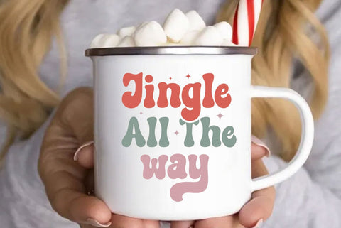Jingle all the way, Retro Christmas Svg, Christmas shirt design, Christmas Mega bundle, Christmas Retro Svg, Vintage Christmas Svg, Retro Xmas png sublimation SVG FiveStarCrafting 