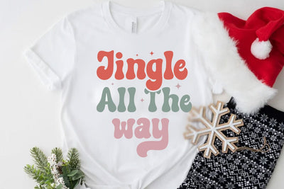Jingle all the way, Retro Christmas Svg, Christmas shirt design, Christmas Mega bundle, Christmas Retro Svg, Vintage Christmas Svg, Retro Xmas png sublimation SVG FiveStarCrafting 