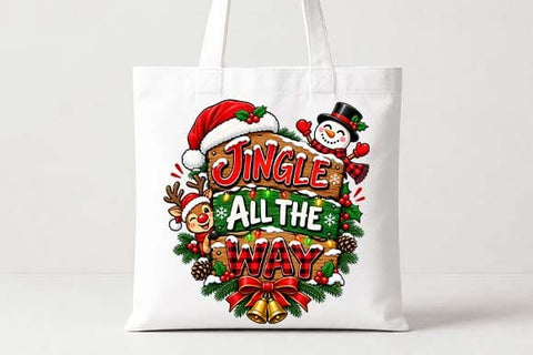Jingle All the Way Rustic Christmas Sign SVG BillahCrafts 