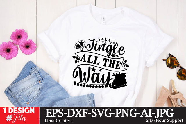 Jingle All The Way SVG Cut FIle SVG Insomnia Std 