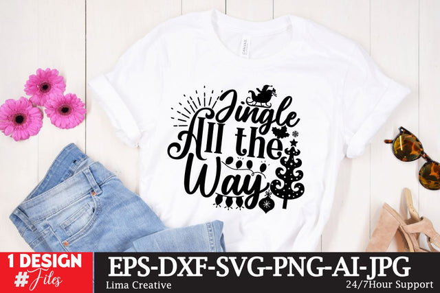 Jingle All The Way SVG Cut File SVG Insomnia Std 