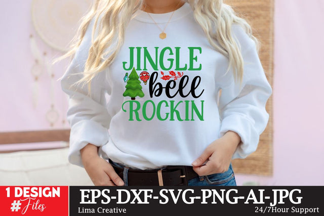 JIngle Bell Rockin SVG Cut File SVG Insomnia Std 