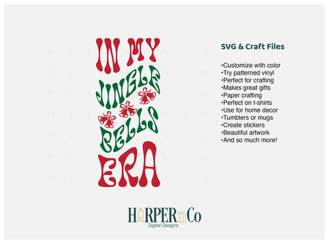 Jingle Bells Era SVG PNG Cut EPS File SVG HarperNCo 