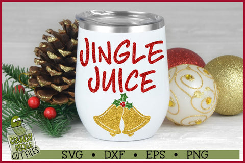 Jingle Juice Christmas SVG File SVG Crunchy Pickle 