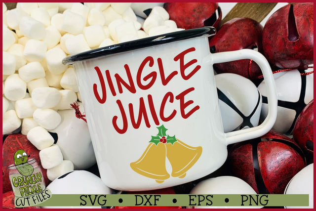 Jingle Juice Christmas SVG File SVG Crunchy Pickle 