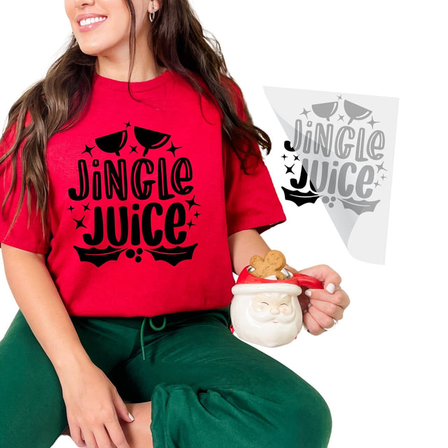 Jingle Juice Iron-On Transfer Physical So Fontsy T-Shirt Iron-On Transfer Shop 4x4