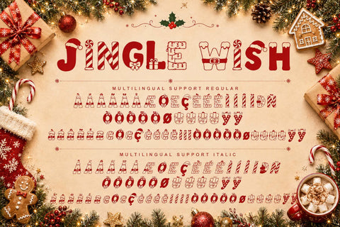 Jingle Wish Font Prasetya Letter 