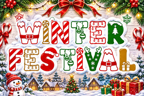 Jingle Wish Font Prasetya Letter 