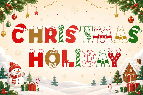 Jingle Wish Font Prasetya Letter 