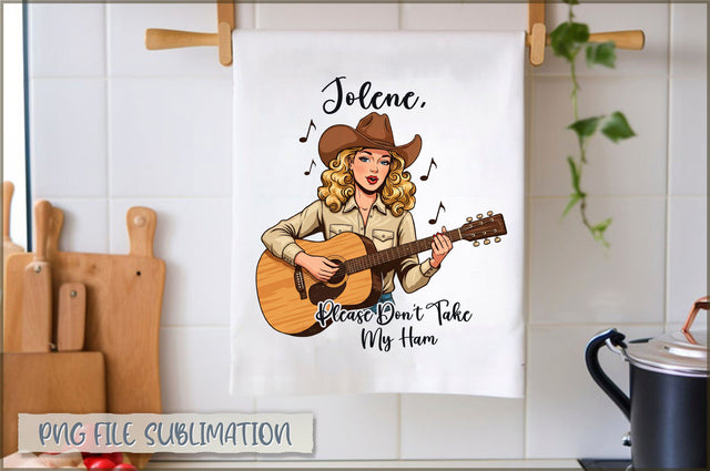 Jolene, please don't take my ham Towel Sublimation Shetara Begum 