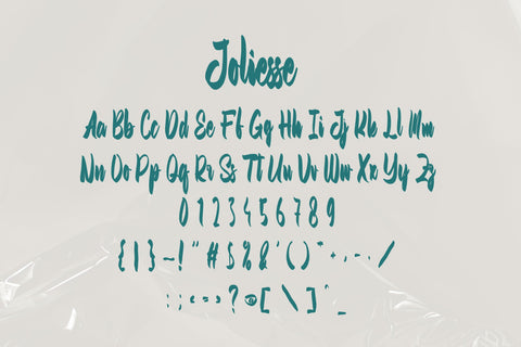 Joliesse Font gatype 