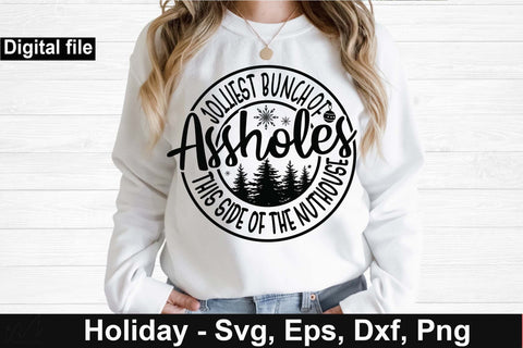 Jolliest bunch of this side of the nuthouse svg, Christmas svg, Cut files, Christmas Cricut, Christmas Holiday, Svg, T-shirt, T-shirt svg, USA holiday svg, Craft SVG Isabella Machell 