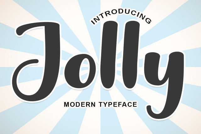 Jolly Font Rotterlab studio 