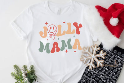 Jolly mama, Retro Christmas Svg, Christmas shirt design, Christmas Mega bundle, Christmas Retro Svg, Vintage Christmas Svg, Retro Xmas png sublimation SVG FiveStarCrafting 