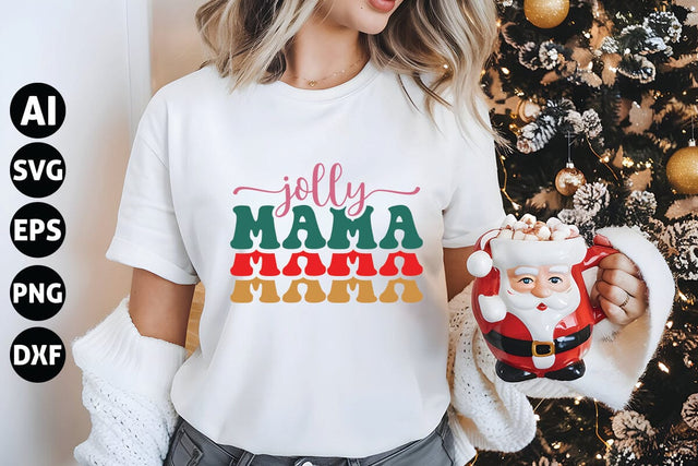 jolly mama Svg, Funny Christmas Svg SVG shah alam 