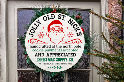 Jolly old st nicks handcrafted at the SVG Design SVG Regulrcrative 