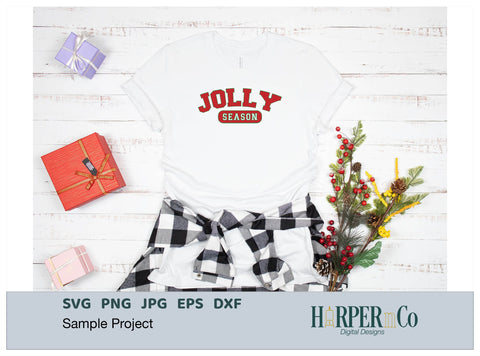 Jolly Season SVG PNG Cut EPS File SVG HarperNCo 