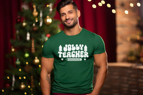 Jolly Teacher | Christmas SVG Cut File SVG CraftLabSVG 