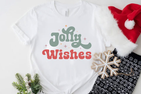 Jolly wishes, Retro Christmas Svg, Christmas shirt design, Christmas Mega bundle, Christmas Retro Svg, Vintage Christmas Svg, Retro Xmas png sublimation SVG FiveStarCrafting 