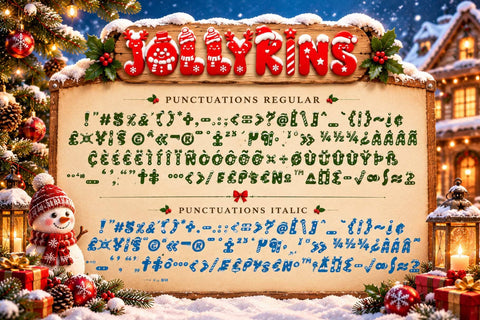 Jollykins Font Prasetya Letter 