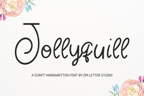 Jollyquil Font Dm Letter Studio 