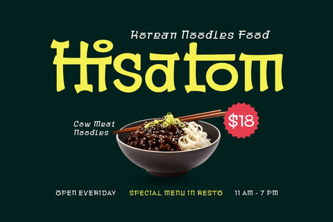 Jonyock - Korean Style Font Font twinletter 