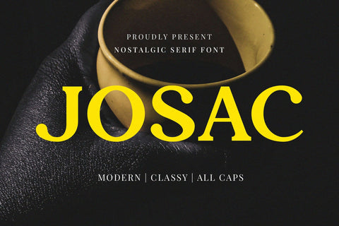Josac - Nostalgic Serif Font Font studioalmeera 