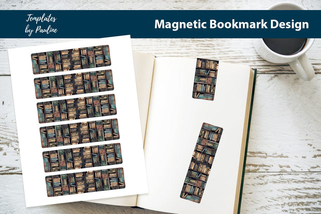 Journal printable magnetic bookmark SVG Templates by Pauline 