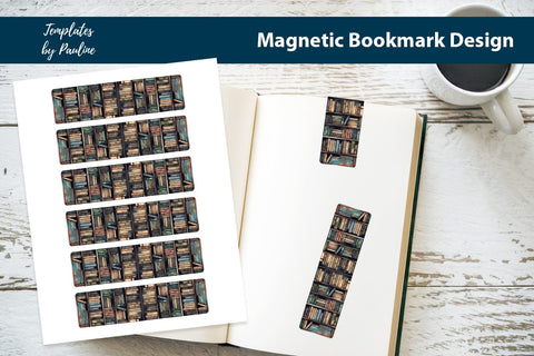 Journal printable magnetic bookmark SVG Templates by Pauline 