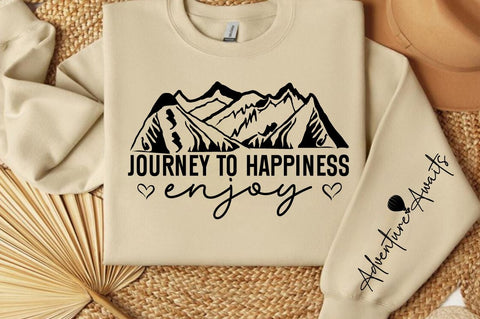 Journey to happiness enjoy Sleeve SVG Design SVG Designangry 