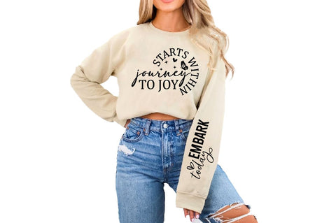 Journey to Joy Starts Within SVG Sleeve Design SVG Designangry 