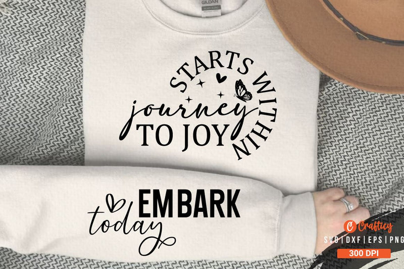 Journey to Joy Starts Within SVG Sleeve Design SVG Designangry 