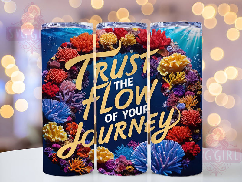 Journey Tumbler, Inspirational Wrap, 20oz Tumbler Design, Sublimation PNG, Life Affirmation Gift, Motivational Decor, Travel Inspired Tumbler, Positive Vibes Tumbler Sublimation SvggirlplusArt 