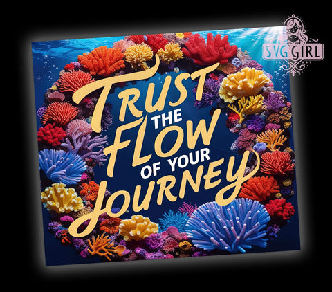 Journey Tumbler, Inspirational Wrap, 20oz Tumbler Design, Sublimation PNG, Life Affirmation Gift, Motivational Decor, Travel Inspired Tumbler, Positive Vibes Tumbler Sublimation SvggirlplusArt 