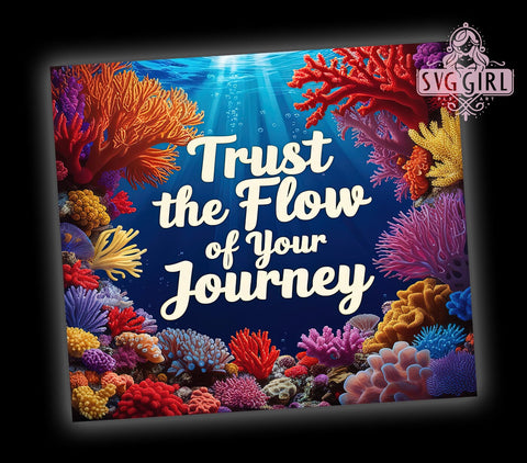 Journey Tumbler, Inspirational Wrap, 20oz Tumbler Design, Sublimation PNG, Life Affirmation Gift, Motivational Decor, Travel Inspired Tumbler, Positive Vibes Tumbler Sublimation SvggirlplusArt 