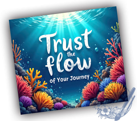 Journey Tumbler Wrap, Life Inspirational Design, 20oz Sublimation Tumbler, Positive Affirmation Gift, Motivational Drinkware, Self-Discovery Decor, Inspirational Quote Tumbler, Personal Gr Sublimation ToriDesigns 