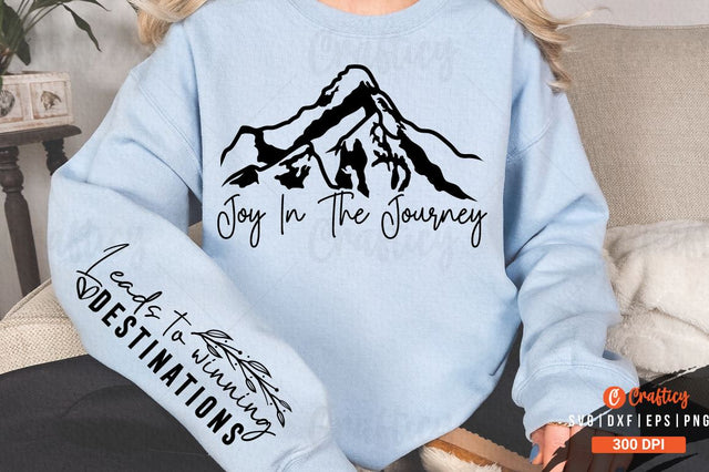 Joy in the journey Sleeve SVG Design SVG Designangry 