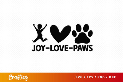 Joy love paws SVG Design SVG Designangry 